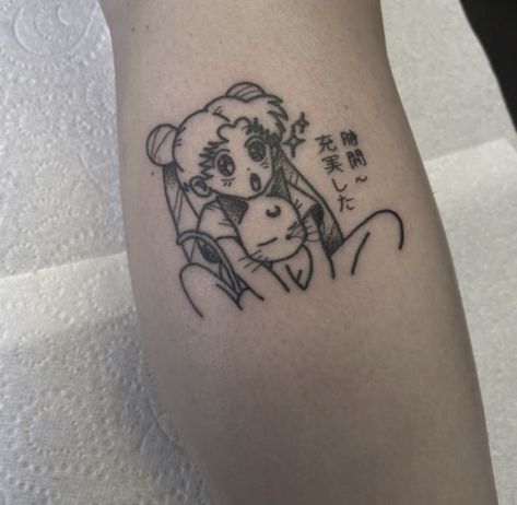 Cute Feminine Tattoos, Feminine Tattoos Arm, Tattoos Arm, Feminine Tattoos, Arm Tattoo, Sailor Moon, Tattoo Ideas, Moon, Tattoos