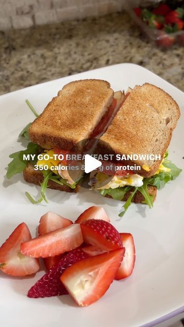 Egg Sandwich Healthy, 1500 Calorie Meal Plan, Slice Of Cheese, Turkey Breakfast, Runny Eggs, Deli Turkey, More Protein, Healthy Sandwiches, Calorie Meal Plan