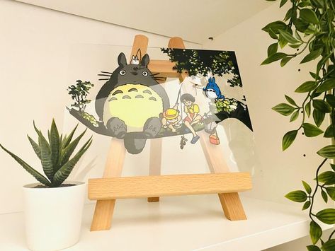 Ghibli Artwork, My Neighbor Totoro, Alam Yang Indah, Anime Character Drawing, Glass Painting, Character Drawing, Drawing Inspiration, Glass Art, Art Inspiration