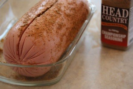 Barbecue Bologna Oklahoma Prime Rib Bbq Bologna In Oven, Baked Bologna, Barbecue Dry Rub, Bologna Recipes, Brown Sugar Glaze, Barbecue Restaurant, Barbecue Pork, Food Log, Conventional Oven