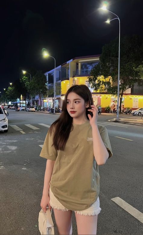 Asian Summer Outfits, Pambahay Outfits, Pambahay Outfit, Simple Casual Outfits, Beautiful Casual Dresses, Kylie Jenner Outfits, House Clothes, Korean Casual Outfits, Style Korea