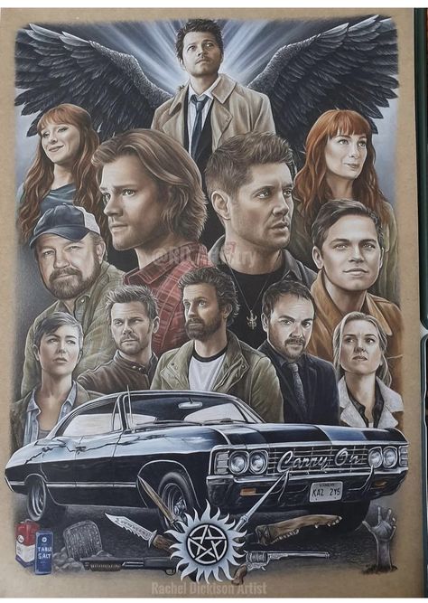 Supernatural Party, Tattoo Tv Shows, Supernatural Poster, Jared Supernatural, Supernatural Drawings, Roman Reigns Smile, Supernatural Tattoo, Supernatural Actors, Supernatural Fan Art