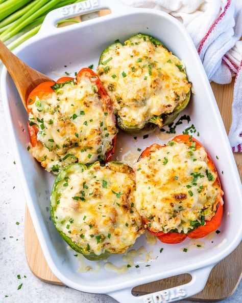 Stuffed Peppers Tuna, Bell Pepper Tuna Melt, Tuna Peppers Stuffed, Tuna Melt Peppers, Tuna Melt Stuffed Peppers, Salmon Stuffed Bell Peppers, Tuna Stuffed Bell Peppers, Healthy Tuna Melt, Easy Tuna Melt