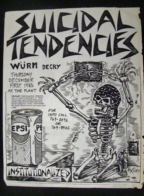 PUNK FANZINES ETC: Flyers 1983 Black Flag Misfits Punk Fliers, Punk Rock Posters, Plant Studio, Punk Posters, Punk Flyers, Punk Poster, Music Flyer, Punk Art, Hardcore Punk