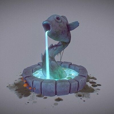 ArtStation - Pigeons chillin', Suus Looijen Fish Fountain, Fountain Statue, Bird Fountain, Bird Statues, Zbrush, Pigeon, Bird Bath, Game Art, The Original