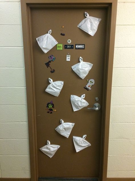 Halloween College Dorm Door College Dorm Door, Dorm Door, College Halloween, Halloween Door Decorations, Dorm Room Decor, College Dorm, Dorm Room, Halloween Decorations, Life Hacks