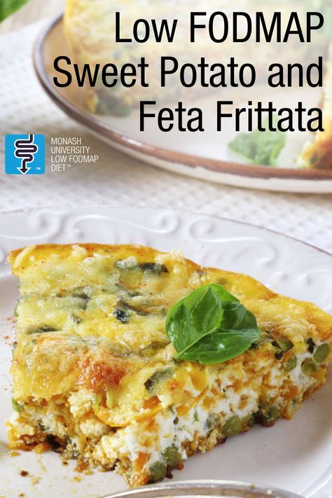 🍠🧀 Elevate your brunch game with our Low FODMAP Sweet Potato and Feta Frittata! 🍳✨ Bursting with flavor and gentle on the gut, this dish is perfect for a delicious and nutritious meal any time of day. Low Fodmap Sweet Snacks, Low Fodmap Frittata, Low Fodmap Potatoes, Low Fodmap Dinner Vegetarian, Low Fodmap Sweets, Low Fodmap Breakfast Ideas, Low Fodmap Breakfast Recipes, Ibs Meals, Low Fodmap Dinner