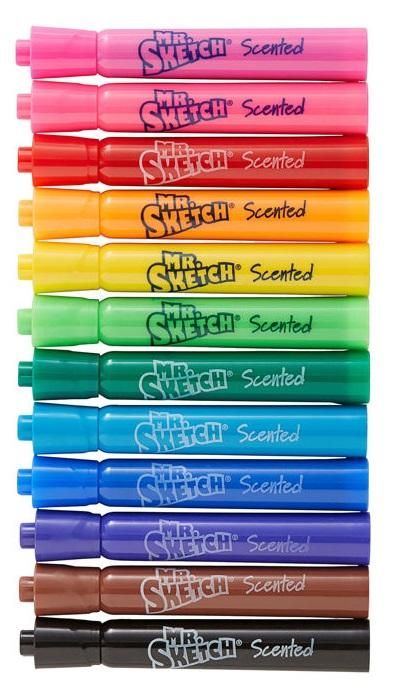 Mr Sketch, Scented Markers, Golf Watch, Washable Markers, Sketch Markers, Colored Pens, Ink Color, Christmas Shopping, School Supplies