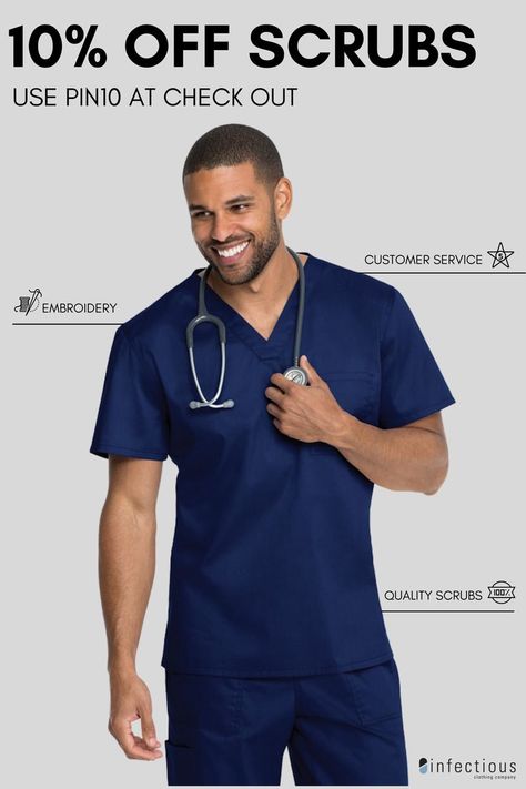 Medical Scrubs Men, Male Doctor, Male Nurse, Mens Scrubs, Beauty Therapist, Medical Uniforms, Medical Scrubs, Medical Students, Nurse Life