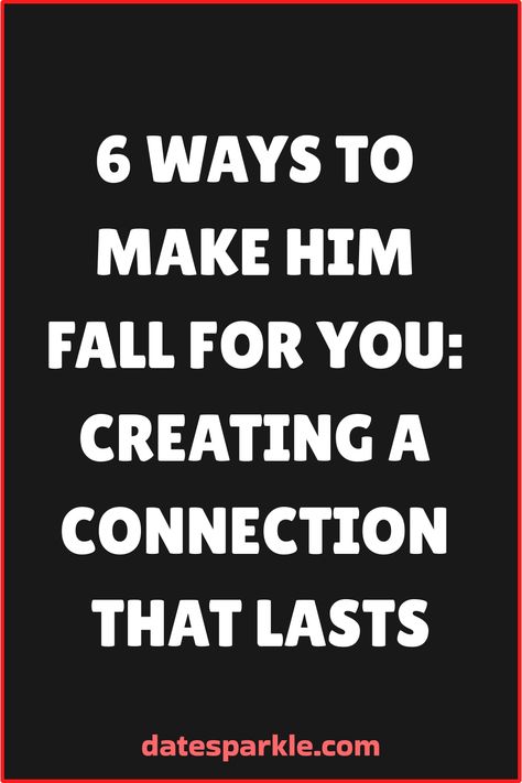 Discover the ultimate guide on how to make him fall for you with these 6 fun and effective tips! From sparking his interest to keeping him hooked, these simple strategies will help you capture his heart in no time. Whether it's through shared interests, spontaneous adventures, or sweet gestures, figuring out what makes him tick is the key to building a strong connection. Learn how to be unforgettable and leave a lasting impression on your special someone by incorporating these tricks into your l How To Be Spontaneous, How To Make Someone Fall For You, Sweet Gestures, Spontaneous Adventures, Be Spontaneous, Get A Girlfriend, Get A Boyfriend, Long Distance Love, Feeling Positive