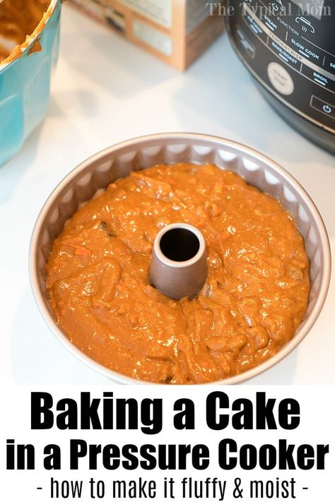 Instant Pot carrot cake is just the beginning when learning how to bake a cake in a pressure cooker. The possibilities are endless once you learn this! #instantpotrecipes #instantpot #bundtcake #carrotcake #pressurecooker #dessert Ninja Foodi Cake, Carrot Cake Bundt, Pressure Cooker Cake, Cooker Cake, Homemade Carrot Cake, Pot Cakes, Best Pressure Cooker, Bake A Cake, Angel Food Cake Mix Recipes