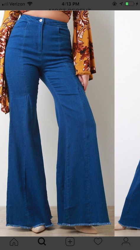 Bell bottoms Bell Jeans, Short Kurti, Designer Dresses Casual, Bell Bottom Pants, Bell Bottom, Bead Jewellery, Vintage Style Outfits, Dresses Casual, Girls Shopping