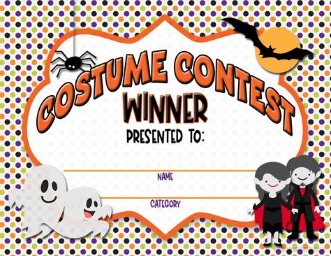 Halloween Trophies, Activity Director, Holiday Labels, Star Academy, Rustic Wedding Cake, Contest Winner, Costume Contest, Get Back, Pops Cereal Box