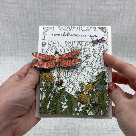 Stampin Up Whirl Dies, Garden Card Ideas, Interactive Paper Design, Give It A Whirl Dies Su, Interactive Paper Art, Stampin Up Give It A Whirl Dies Cards, How To Make A Popup Card, Give It A Whirl Cards, Interactive Handmade Cards