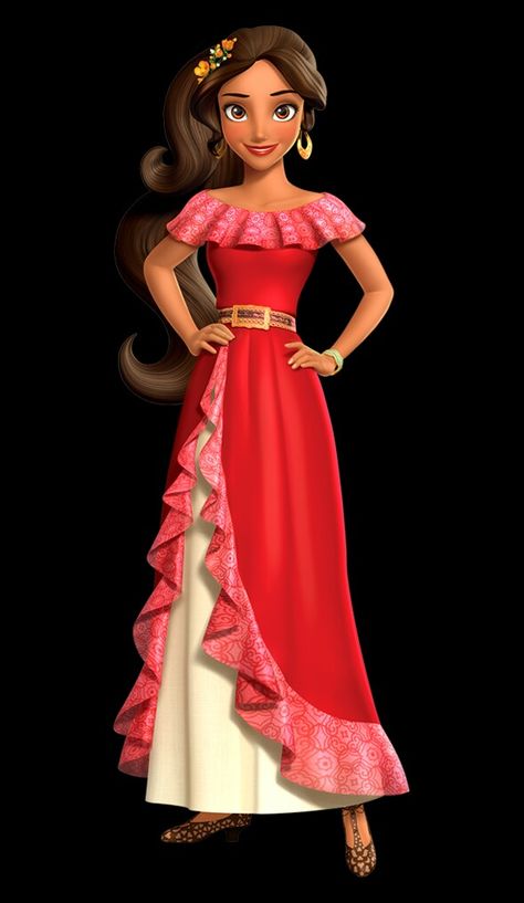 Elena Of Avalor Characters, Elena Disney Princess, Elana Of Avalor, Disney Princess Elena, Girl Boss Outfit, Princess Elena Of Avalor, Disney Elena, Princess Elena, Donald And Daisy Duck