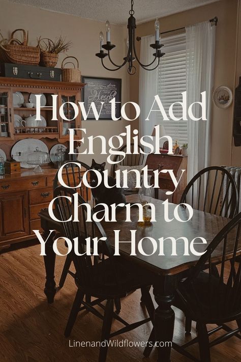 In the realm of interior design, the English country charm exudes warmth, comfort, and timeless elegance. Whether you live in a bustling city or a rural area, incorporating this style into your home can create a cozy retreat that feels both inviting and refined. Here's a step-by-step guide on how to add English country charm to your home. Traditional English Country Decor, English Country Decorating Ideas, Traditional English Home Decor, English Shabby Country, British Homes Interior English Country, American Country Interior Design, English Farmhouse Style, English Country Lamps, English Country Shabby Decor