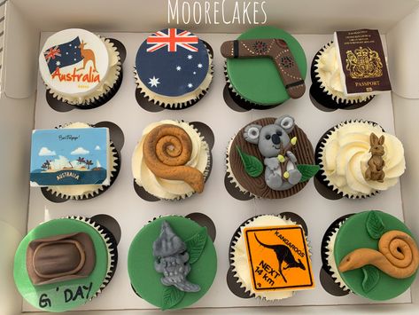 Theme Cupcakes, Mini Cake, Themed Cupcakes, Mini Cakes, Cupcake, Sugar Cookie, Australia, Cake, Quick Saves