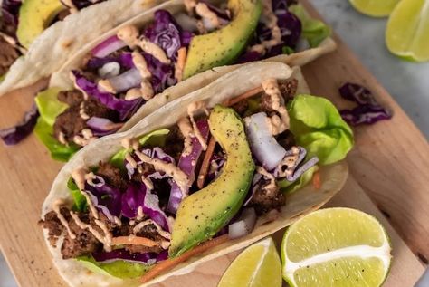 Dr. Casey’s healthy tacos two ways - Levels Good Energy Recipes Casey Means, Good Energy Casey Means Recipes, Good Energy Casey Means, Good Energy Dr Casey Means, Casey Means Good Energy Recipes, Dr Casey Means, Casey Means Recipes, Dr Casey Means Recipes, Casey Means