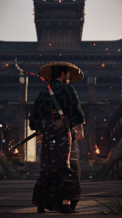 Playstation Games, Ghost Of Tsushima, Samurai Warrior, Wallpaper For Your Phone, Vintage Wallpaper, Lock Screen Wallpaper, Video Games, Phone Wallpaper, Ghost