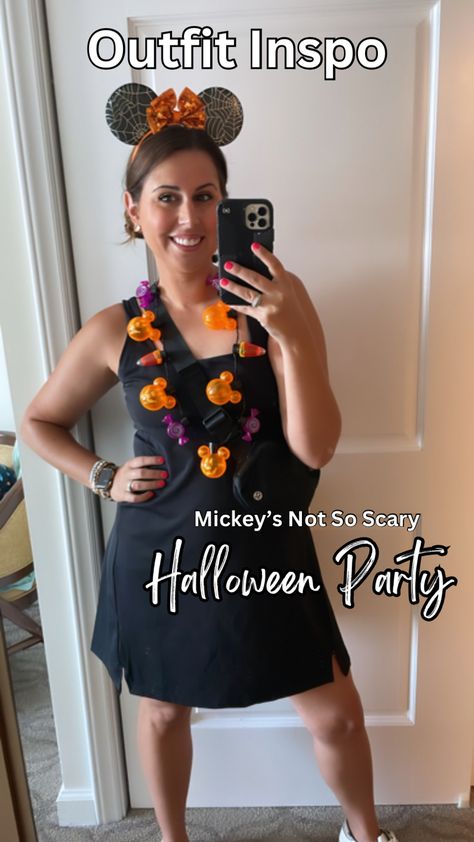 Headed to mickeys not so scary halloween party? Dont feel like dressing up in a costume? This is perfect. What To Wear To Mickeys Not So Scary Halloween Party, Mickeys Not So Scary Halloween, Theme Park Outfits, Not So Scary Halloween Party, Not So Scary Halloween, Black Mouse, Party Costumes, Disney Mom, Scary Halloween Party