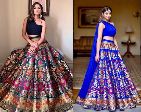 Lehenga Choli
Black lehenga choli
Blue lehenga choli
Lehenga blouse
Banarasi lehenga
Banarasi dress
Indian wedding dress
Indian women's fashion
Trendy Indian Outfits
Indian dresses for women
Indian outfits for women
Party wear lehenga
Reception lehanga One Shoulder Lehenga, Indian Wedding Sangeet, Sabyasachi Lehengas, Plain Lehenga, Bridesmaid Lehengas, Ready To Wear Lehenga, Lehenga Indian, Lehenga Bridesmaid, Lehenga Choli Designs