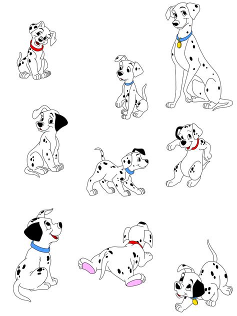 Les 101 dalmatiens Dalmation Puppy Drawing, 101 Dalmations Characters, 101 Dogs Disney, 101 Dalmations Drawing, 101 Dalmations Tattoo, 101 Dalmatians Tattoo, Dalmatian Tattoo, Dalmatian Cartoon, Free Svg Disney