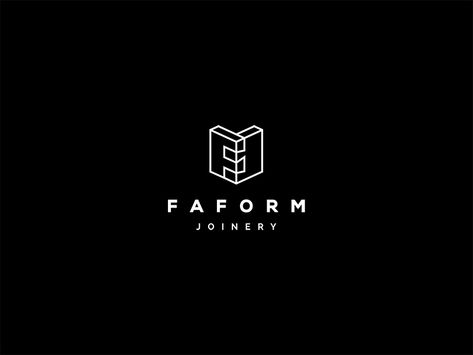 Faform Joinery logo by hunap_studio Joinery Logo, Wood Joinery Detail, Carpentry Logo, Sa Logo, Builder Logo, Handyman Logo, Alliance Logo, Timber Frame Joinery, Carpentry And Joinery