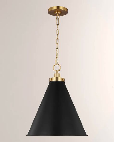 HEM2M Chapman & Myers for Visual Comfort Studio Wellfleet Medium Cone Pendant Wellfleet Pendant, Visual Comfort, Light Up, Pendant Lighting, Ceiling, Lighting, Wall