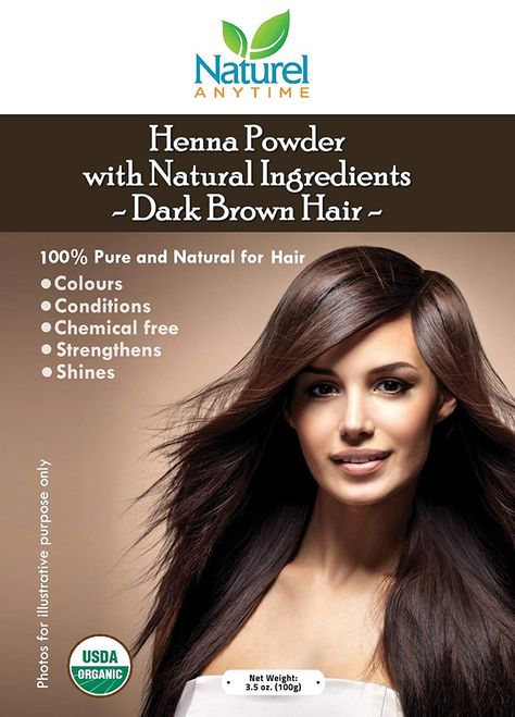 Henna for Dark Brown Colour Hair - Strengthens, Shine, Chemical Free for Dark Brown, Brown Hair USDA ORGANIC PREMIUM quality +Pure and Natural for Hair. Recipe suggestions provided with the product. Money back Guarantee. Safe and effective for home use Imparts rich color and shine Improves Hair texture: Amazon.co.uk: Beauty Brown Colour Hair, Brown Henna Hair, Brown Henna, Organic Henna, Colour Hair, Henna Hair, Healthier Hair, Dark Brown Hair Color, Hair Texture