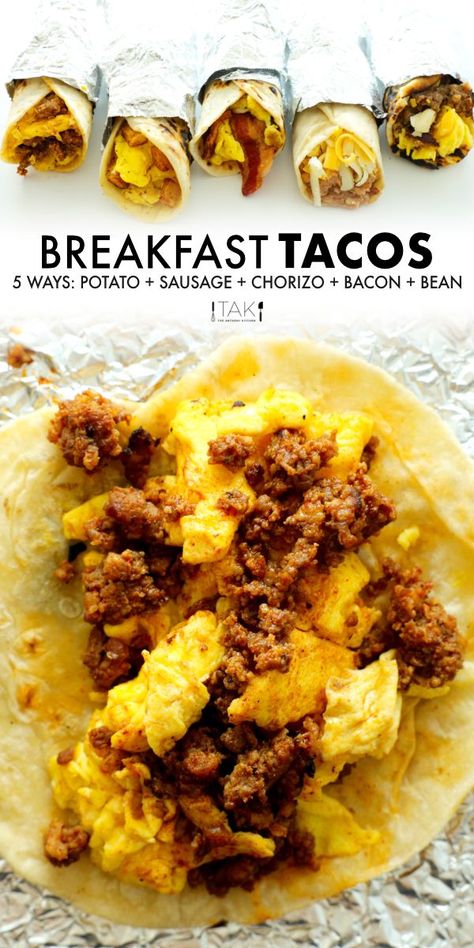 Taco Breakfast Burrito, Best Breakfast Tacos Recipes, Breakfast Tacos With Corn Tortillas, Tex Mex Breakfast Tacos, Authentic Mexican Breakfast Tacos, Breakfast Taco Recipes, Make Ahead Breakfast Tacos, Breakfast Tacos Corn Tortillas, Easy Breakfast Tacos Recipe