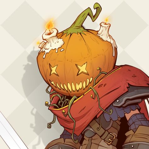 Halloween Dnd Character, Jackolantern Drawing, Halloween Dnd, Pumpkin Knight, Faire Outfit, Pumpkin People, Pumpkin Heads, Ren Faire Outfits, Knight Art