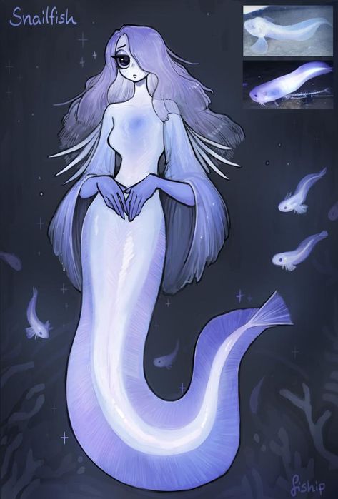 Fiship Art, Matilda Fiship, Monster Concept Art, Nice Art, Oc Ideas, Monster Design, Creature Concept Art, Mermaid Art, Creature Concept