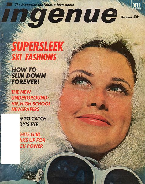 Dayle Haddon, High School Newspaper, Susan Dey, School Newspaper, Ski Fashion, Black Power, Vintage Ephemera, How To Slim Down, Cosmopolitan