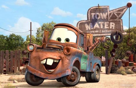 Photos: Cars Land at Disney California Adventure - Los Angeles Times Cars Movie Characters, Disney Cars Movie, Mater Cars, Car Animation, Tow Mater, Cars Characters, Cars Land, Popular Cartoons, Walt Disney Pictures