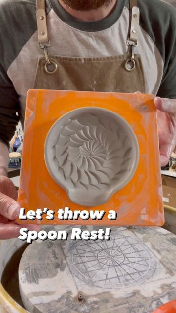 Ryan Durbin on Instagram: "Quick demonstration of how I throw my spoon rests. Let me know if you have any questions" Handmade Ceramic Spoon Rests, Spoon Rest Pottery, Throwing Clay, Ceramic Spoon Rest, Spoon Rests, Ceramic Tray, Ceramic Spoons, October 25, Dish Sets