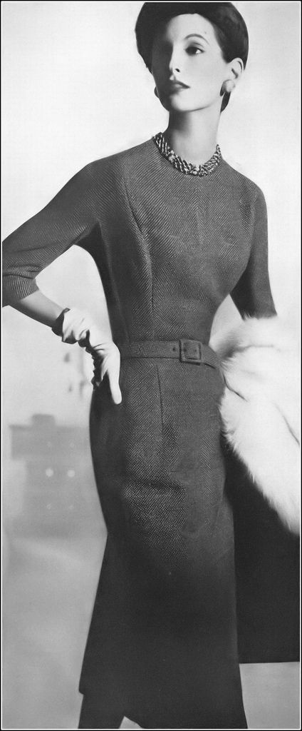 1951 Fashion, Lisa Fonssagrives, Early 60s Fashion, Henry Clarke, 1950s Models, 1950s Vintage Fashion, 50th Clothes, Knit Tweed, 1960 Fashion