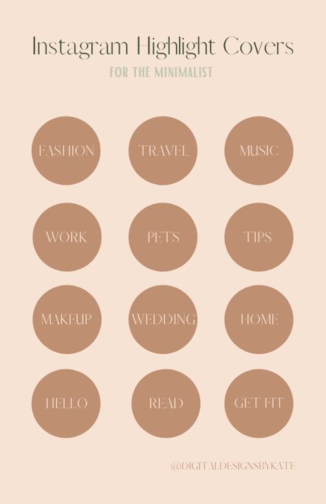 Simple Aesthetic Highlight Covers, Minimalist Highlights Cover, Minimalist Highlight, Minimalist Highlight Covers, Clean Girl Instagram Highlights, Caver Highlight Minimal, Instagram Graphics, Insta Icon, Simple Girl