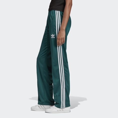 Firebird Track Pants Noble Green (Also black) $70 Adidas Firebird Pants Outfit, Adidas Track Pants Outfit, Adidas Firebird, Green Adidas, Adidas Track Pants, Adidas Originals Women, Pattern Texture, Firebird, Adidas Online