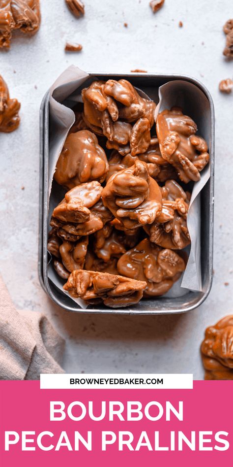 Pecan Pralines Recipe, Pralines Recipe, Brown Eyed Baker, Praline Recipe, Roasted Pecans, Pecan Pralines, Nut Recipes, Pecan Recipes, Christmas Food Desserts