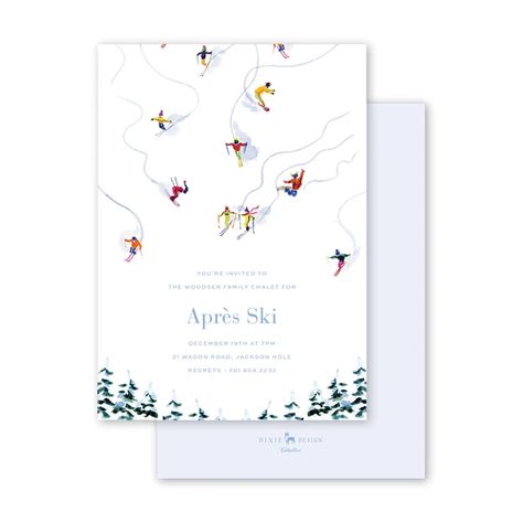 Apres Ski Party Invitation, Apres Ski With The Bride To Be, Apres Ski Invitation, Ski Wedding Invitations, Nye Theme, Woods Party, Inslee Fariss, Tahoe House, Lee University