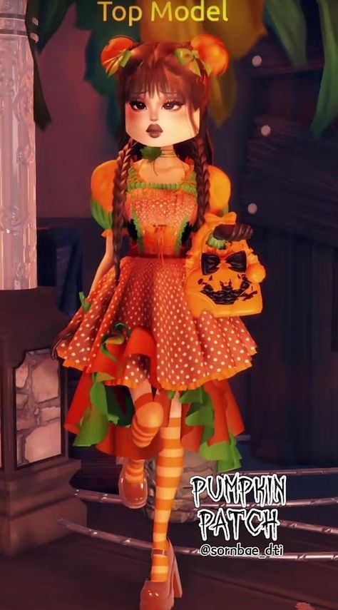 Dress To Impress Roblox Game Outfits Theme Fall Festival, Dress To Impress Outfits Roblox Game Theme Fall / Autumn, Roblox Dress To Impress Outfits Monster High School, Monster High Outfit Dress To Impress, Dress To Impress Roblox Game Monster High, Pumpkin Patch, Dress To Impress, Outfit Ideas, Quick Saves