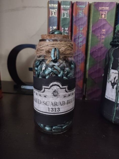 Fantasic Beast, Lab Decorations, Apothecary Diy, Small Apothecary, Dnd Dungeon, Crafts 2024, Halloween Potion, Halloween Potion Bottles, Halloween Apothecary