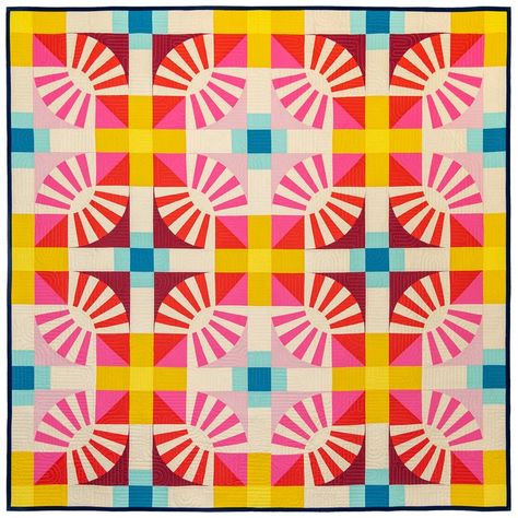 Shine Quilt, Modern Quilting Designs, Basic Quilt, Straight Line Quilting, House Quilts, Pdf Quilt Pattern, Modern Crafts, Modern Quilt Patterns, Foundation Paper Piecing