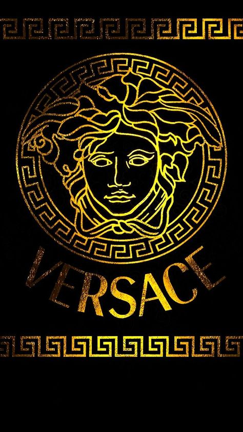 Versace Pattern Wallpaper, Versace Aesthetic Wallpaper, Vintage Versace Aesthetic, Versace Logo Wallpapers, Movement Typography, Gold Versace Wallpaper, Iphone Wallpaper Fashion, Versace Aesthetic, Gold Graphic Design