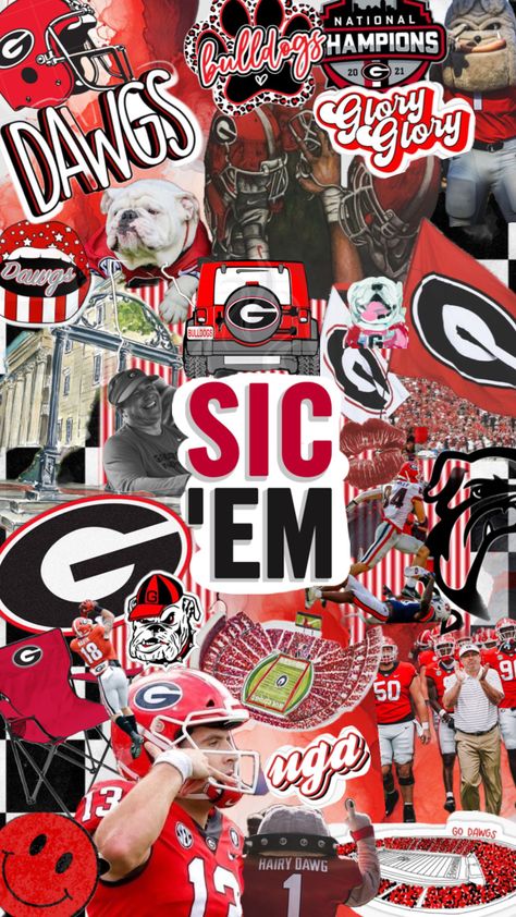 Georgia Wallpaper, Bulldog Wallpaper, Uga Football, Georgia Dawgs, Georgia Bulldogs Football, Georgia Football, Bulldogs Football, Fall Images, Colorful Nail Designs