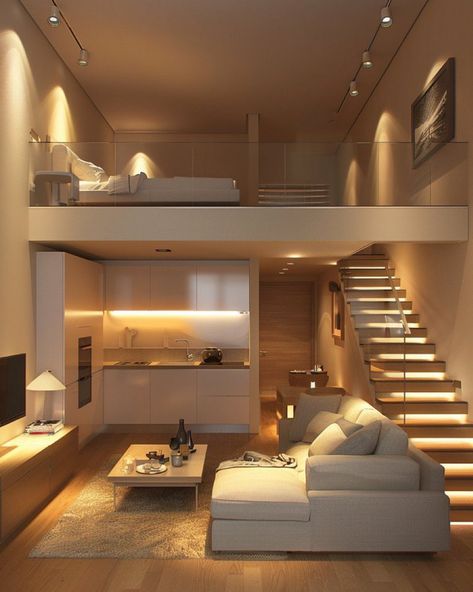 Korean Loft Apartment, Modern Korean House, Korean Modern House, Cozy Loft Apartment, Korean House Interior, Korean Apartment Interior, Modern Loft Apartment, Korean Apartment, Korean House