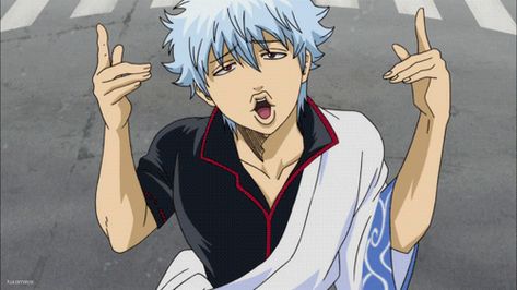 Gintama ~ GIF of Gintoki being his usual self Gintama Gif, Gintama Gintoki, Gintama Funny, Gintoki Sakata, Sakata Gintoki, Animated Man, Comedy Anime, Gin Tama, Anime Gifts