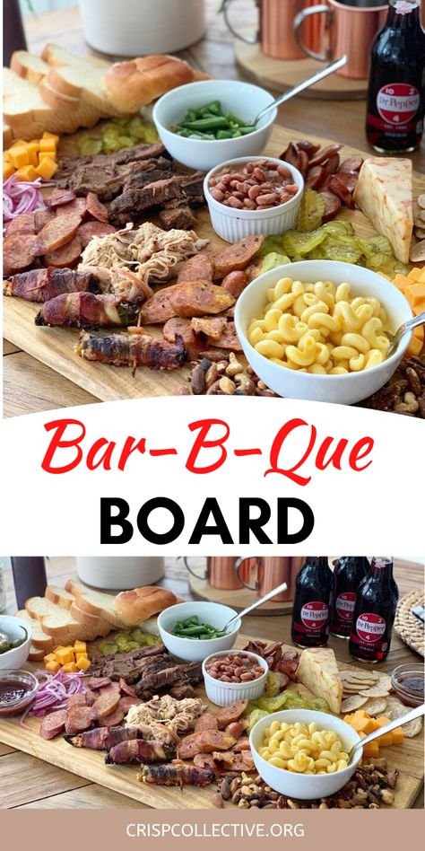 Father's Day party idea Bbq Serving Tray Ideas, Make Your Own Party Food Bar Ideas, Bbq Grazing Board, Bbq Platter Ideas Parties Food, Charcuterie Bbq Board, Grilled Meat Charcuterie Board, Grilling Charcuterie Board, Dinner Boards Ideas, Bbq Board Ideas