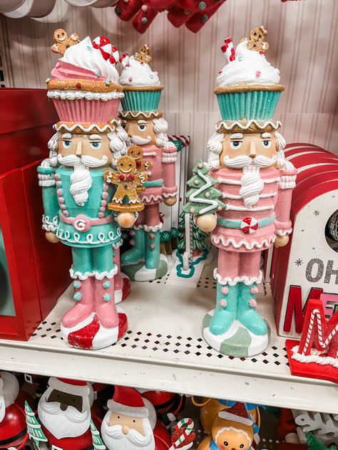 Candyland Nutcracker, Nutcracker Decorations, Pastel Nutcracker, Nut Crackers, Nutcracker Decor, Nutcracker Christmas Decorations, Christmas Nutcrackers, Christmas Cutouts, Christmas Decor Inspiration