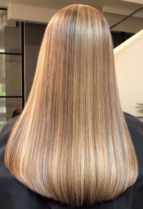 Light Brunette Hair, Balayage Straight Hair, Blonde Hair Goals, Best Hair Dye, Blonde Hair Transformations, Face Jugs, Golden Blonde Hair, Haircut Long, Dirty Blonde Hair